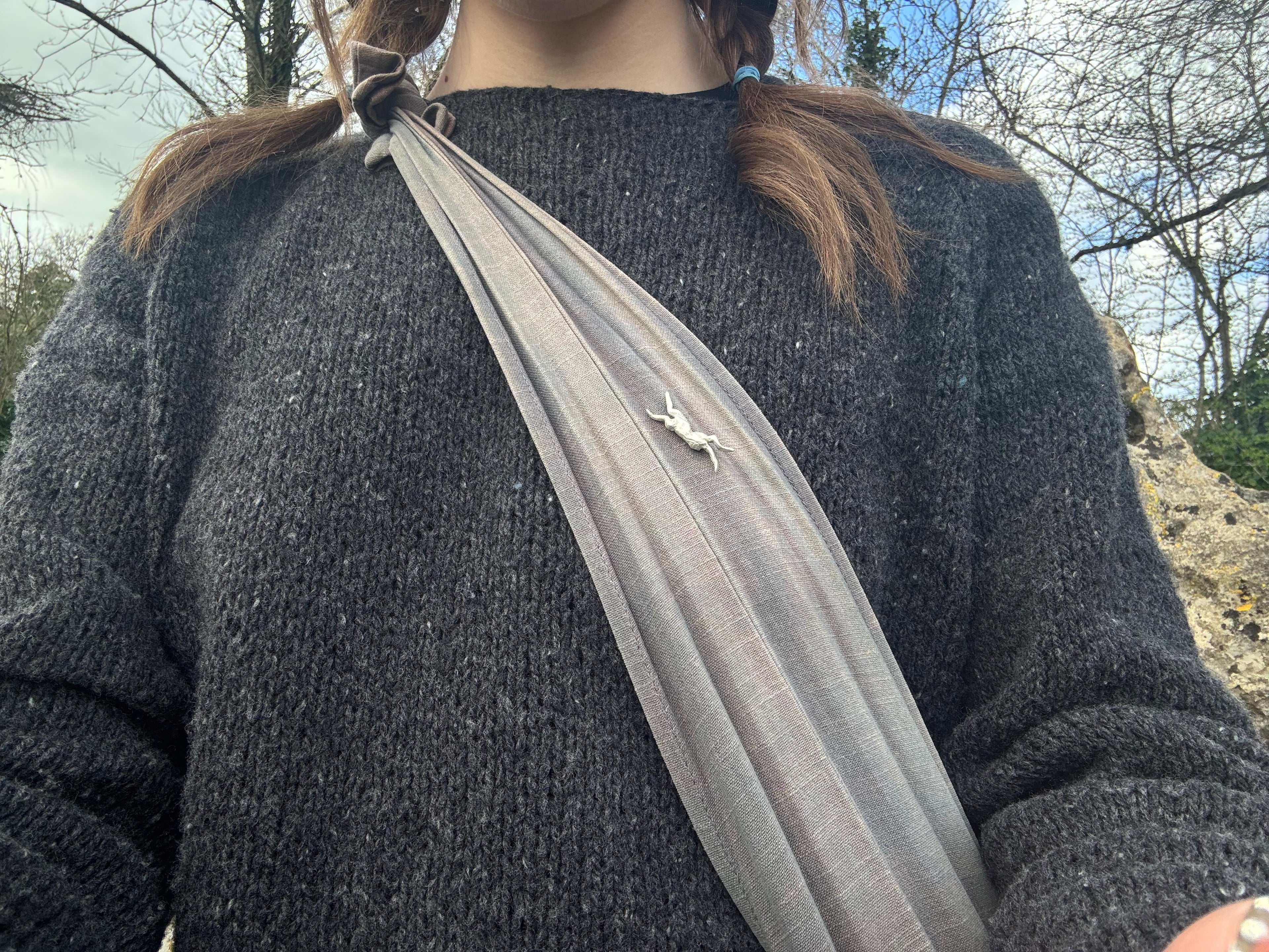 Mud collector Brooch